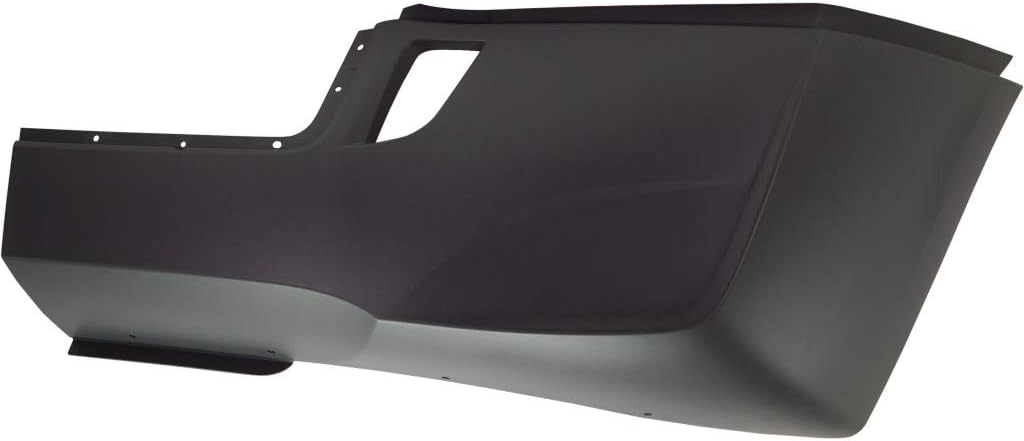 Painted Black and Silver Plastic Bumper End L997284