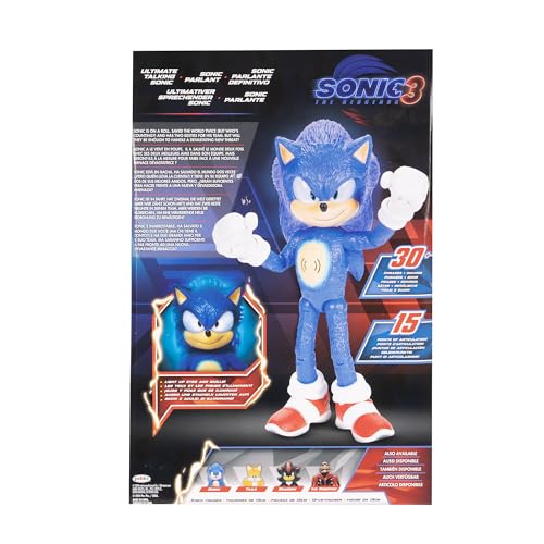 Talking Sonic 12-Inch Figure with Light-Up Eyes and Quills M43686