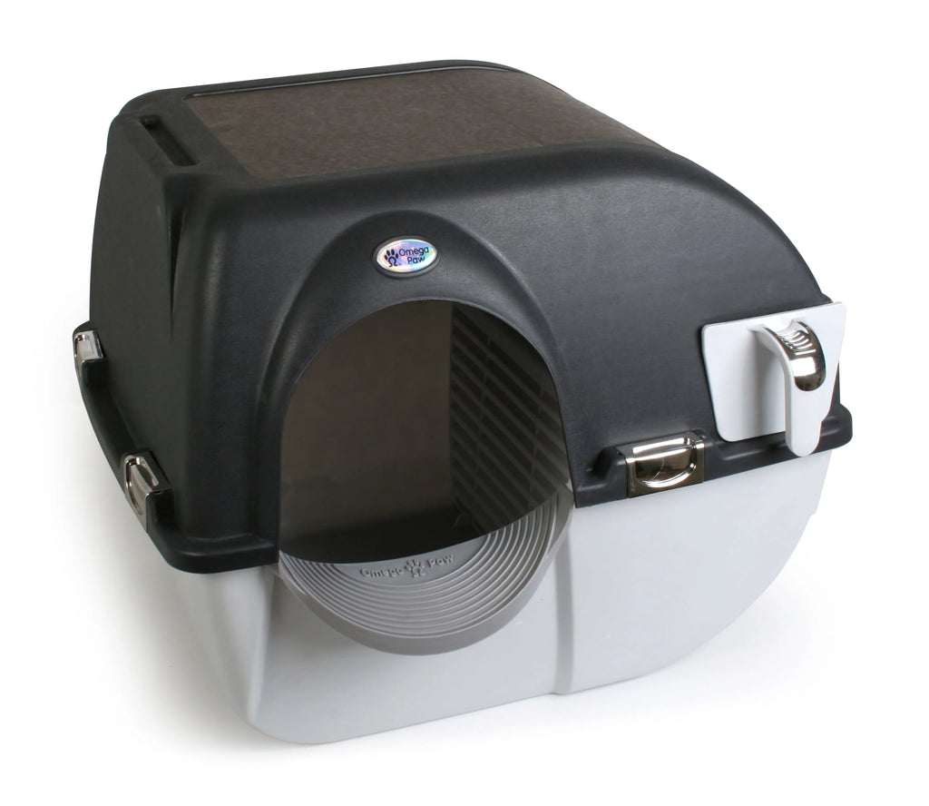 Black Self-Cleaning Litter Box C97201