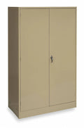 Tan 78 in H 48 in W Storage Cabinet V170