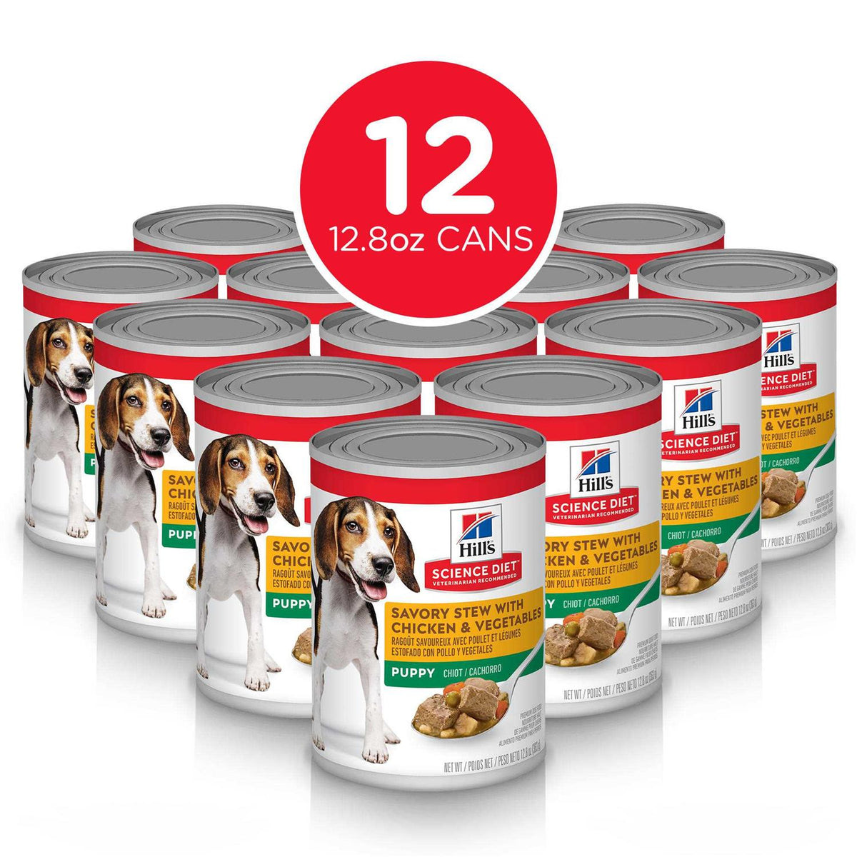Puppy Chicken & Veggies Dog Food 12.8-oz 12 ct Z2788
