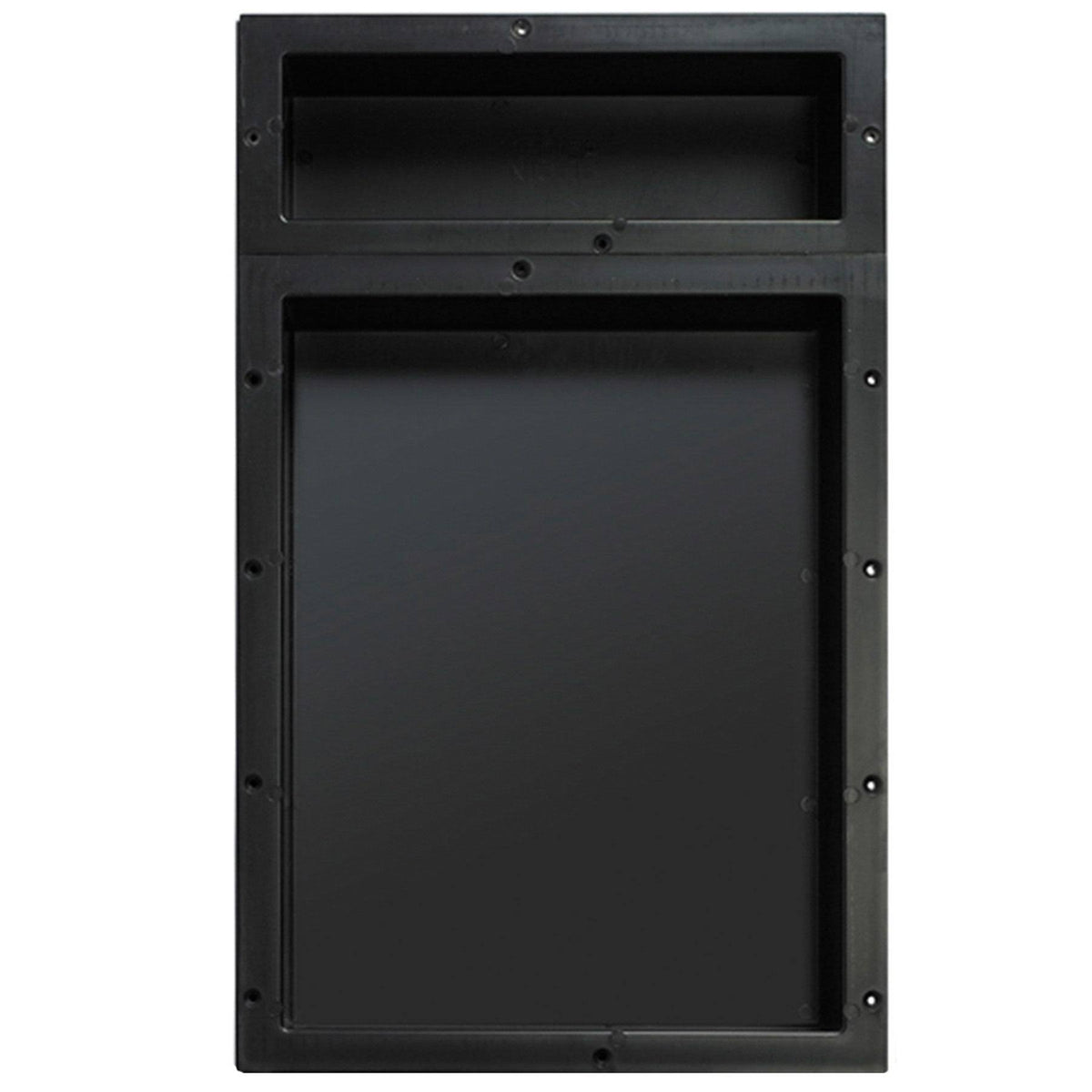 Black Double Recessed Shelf W5660