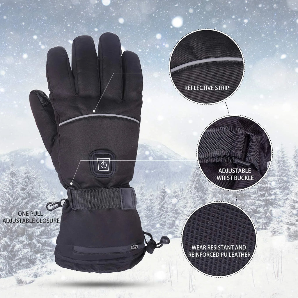 Rechargeable Battery Heated Winter Gloves J652447