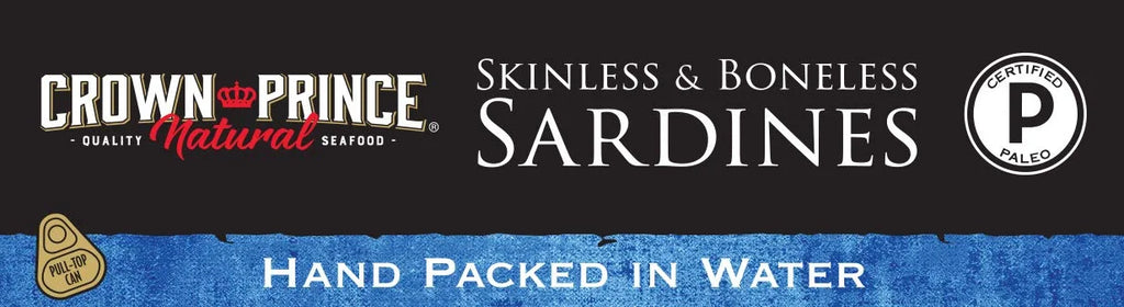 Natural Skinless Boneless Sardines in Water, 4.37 oz Cans (Pack of 12) N1567