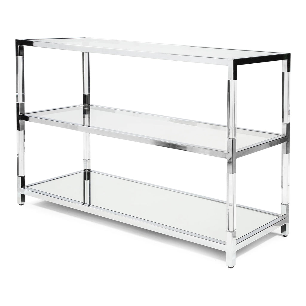 Glass Top Console Table Z2011