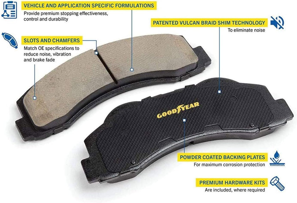 Front Brake Pads and Front Brake Rotor (2 Pack) K506283