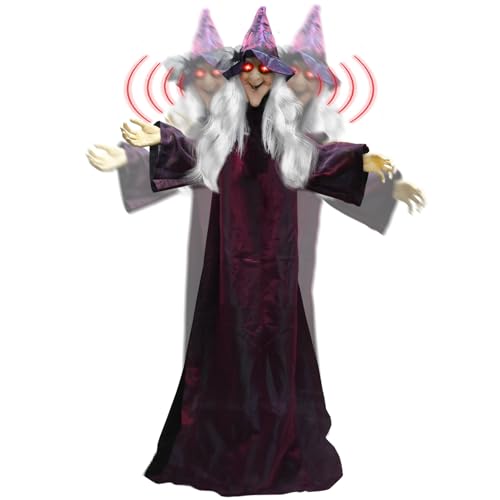 Life Size Talking Animated Witch with Light Up Eyes S165897