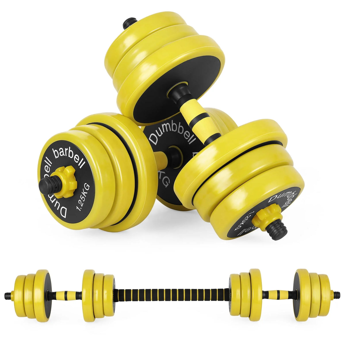 Adjustable 44 Pounds Non-Slip Neoprene Dumbbell Set M7735