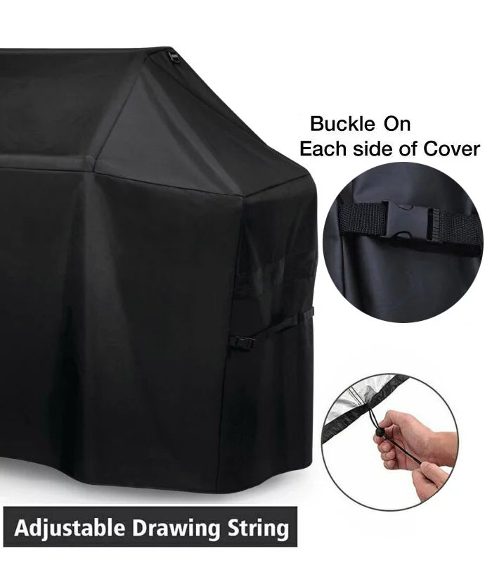 72"W x 26"D x 51"H Heavy Duty Waterproof BBQ Grill Cover S879697