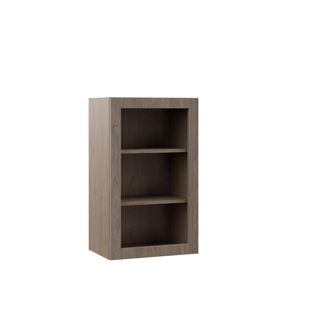 Brown Wall Open Shelf Kitchen Cabinet Z243248