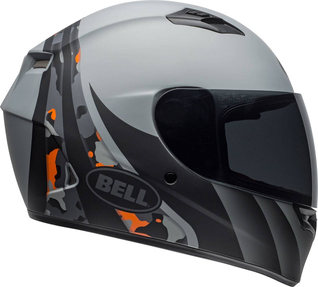 Matte Grey Orange Camo Helmet L64483