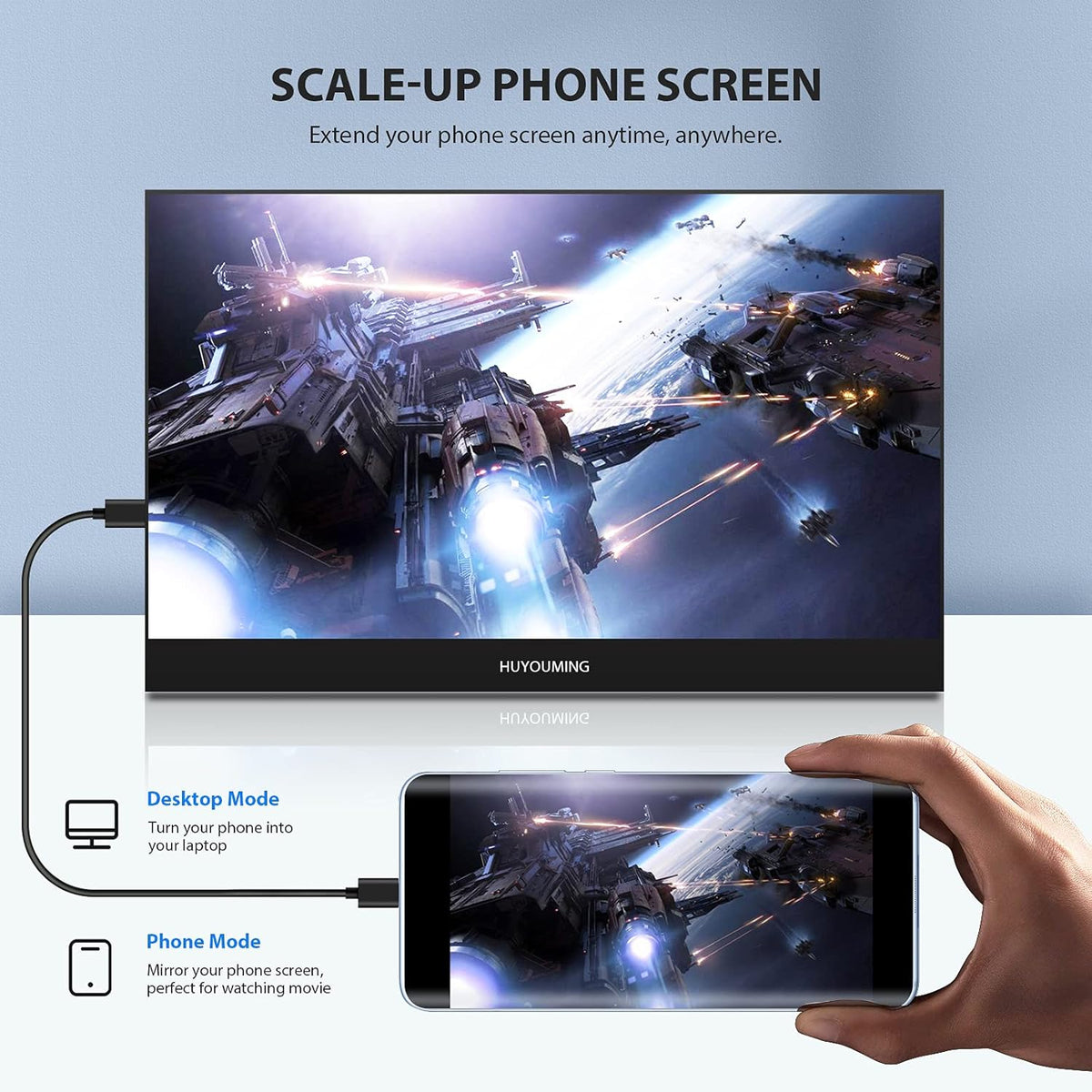 17.3 Full HD 1920x1080P IPS Portable Monitor B399