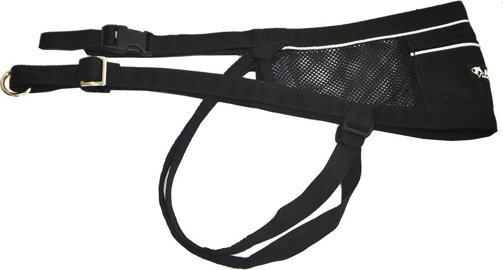 Canicross & Skijoring Dog Walking Belt with Dog Running Leash, Black K559546