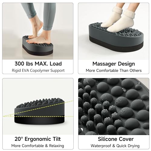 Gray Soft Silicone Foot Rest F55271