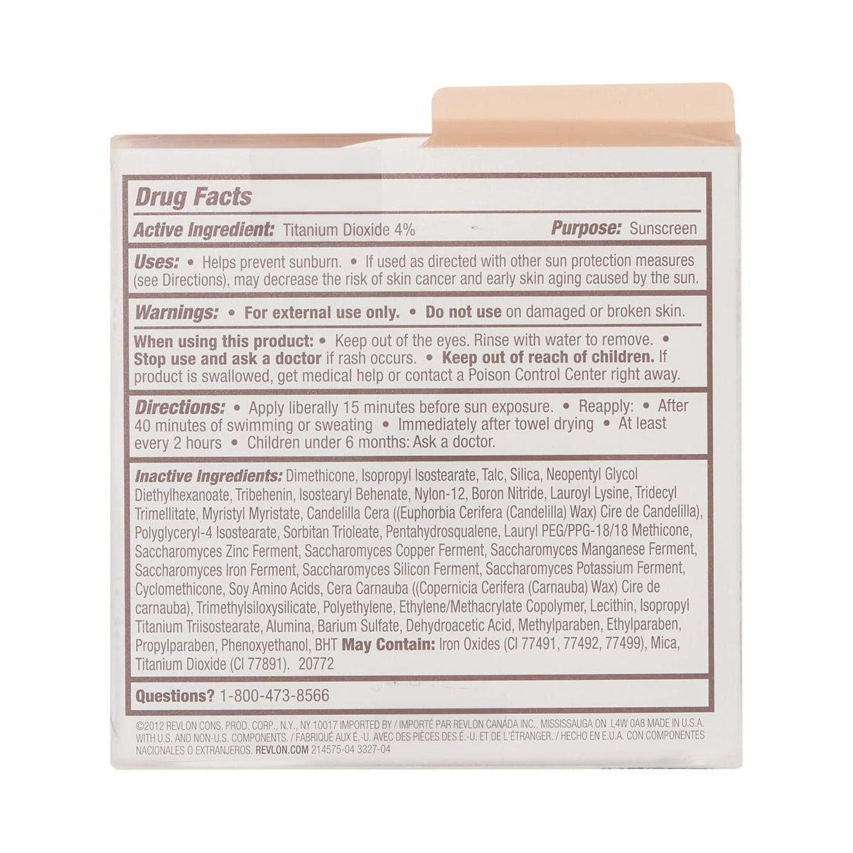 010 Natural Tan 0.35 oz Compact Makeup U96272
