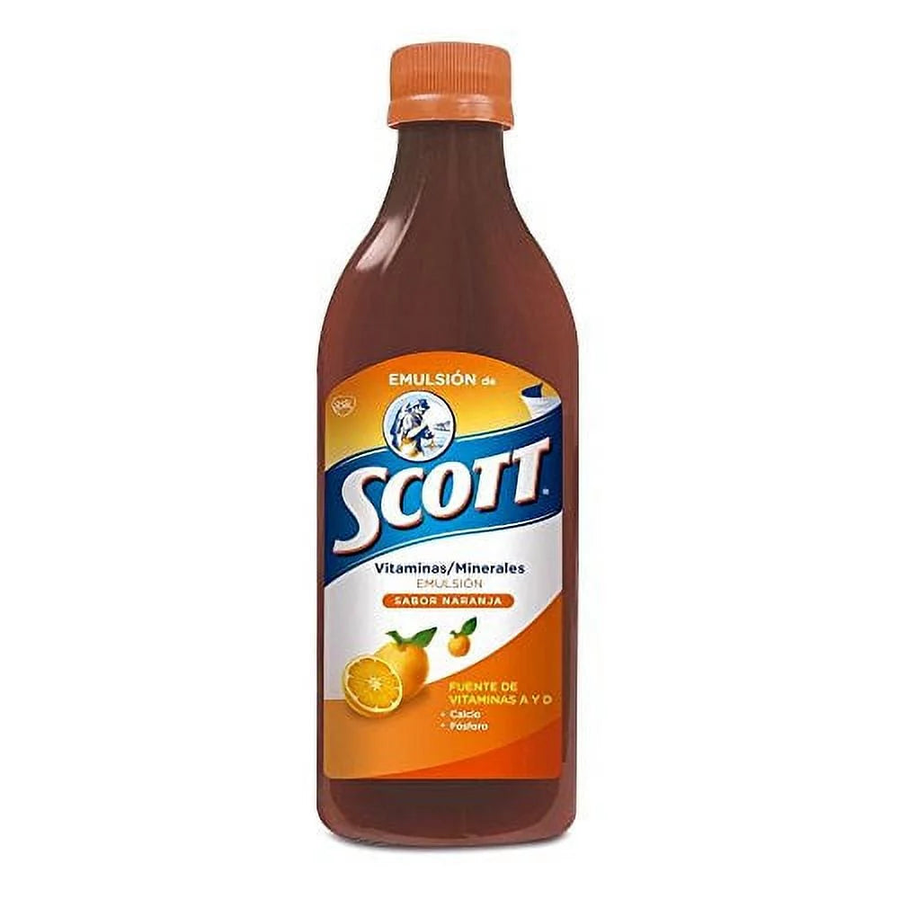 Orange Flavor Vitamin Supplement Cod Liver Oil Emulsion K7399