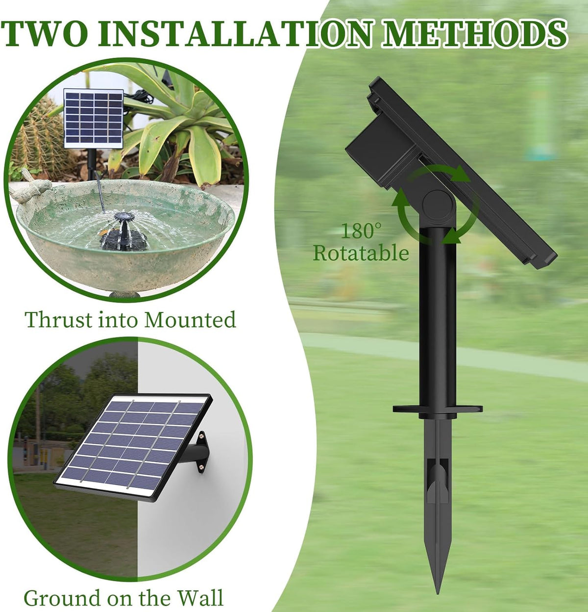 Solar Water Fountain Pump Kit M305625