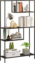 5-Tier White Bookshelf Storage Organizer W97939