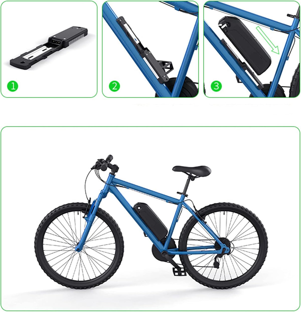 36V 10Ah 15Ah 20Ah Ebike Battery with Waterproof Case C242