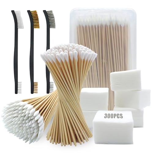 Gun Cleaning Supplies Case with Patches, Swabs, Cloth, and Brush R170
