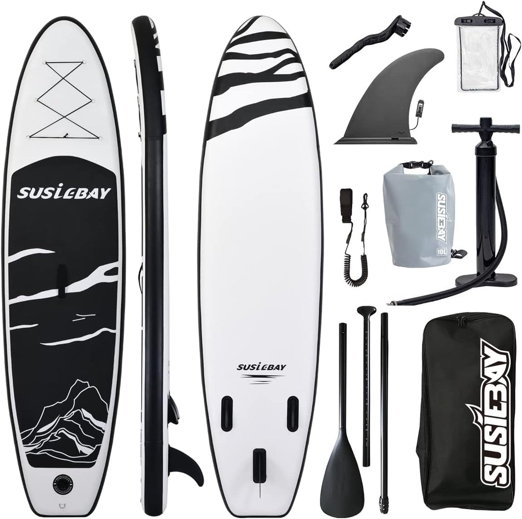 Inflatable Stand Up Paddle Board with Hand Pump and Waterproof Bag P63957