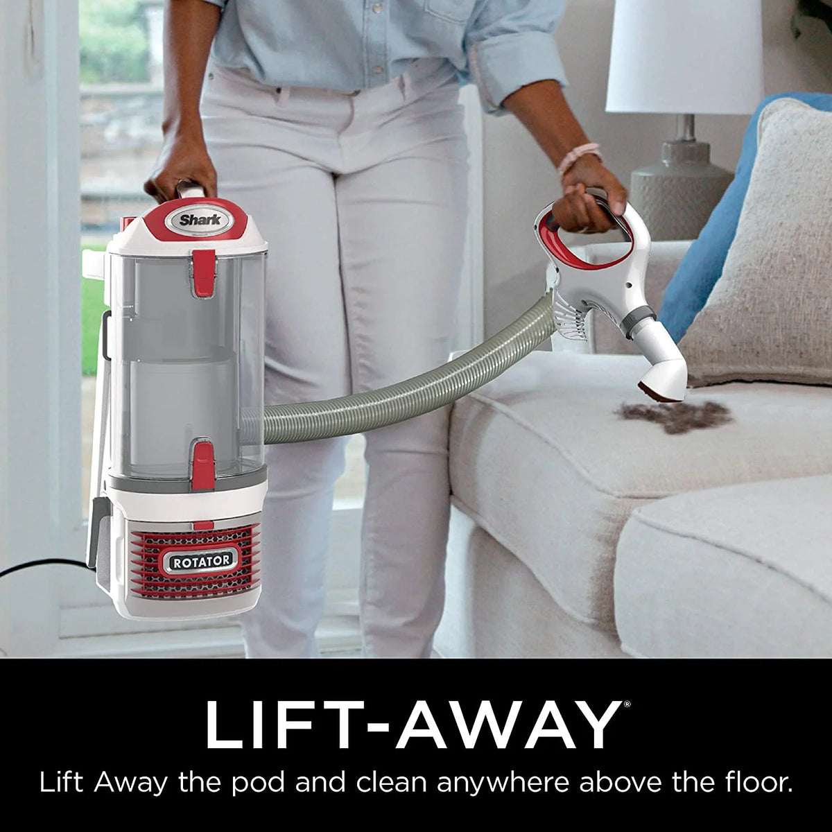Red Bagless Upright Vacuum C48151