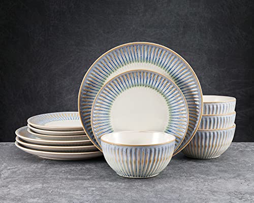 Blue 12 Piece Dinnerware Set R4741