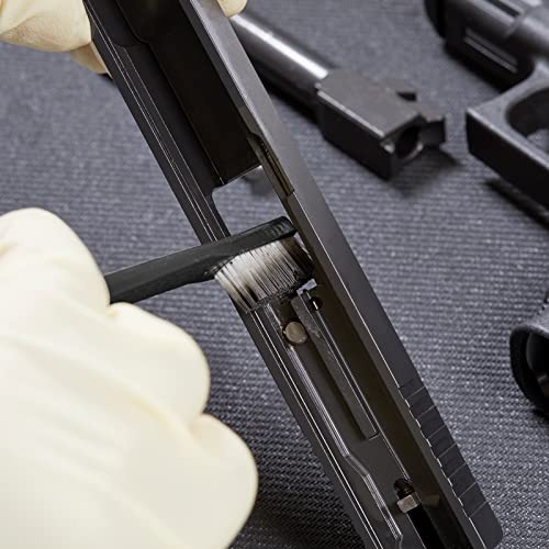 Gun Cleaning Supplies Case with Patches, Swabs, Cloth, and Brush R170