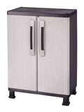 Gray Plastic Freestanding Garage Cabinet M3678