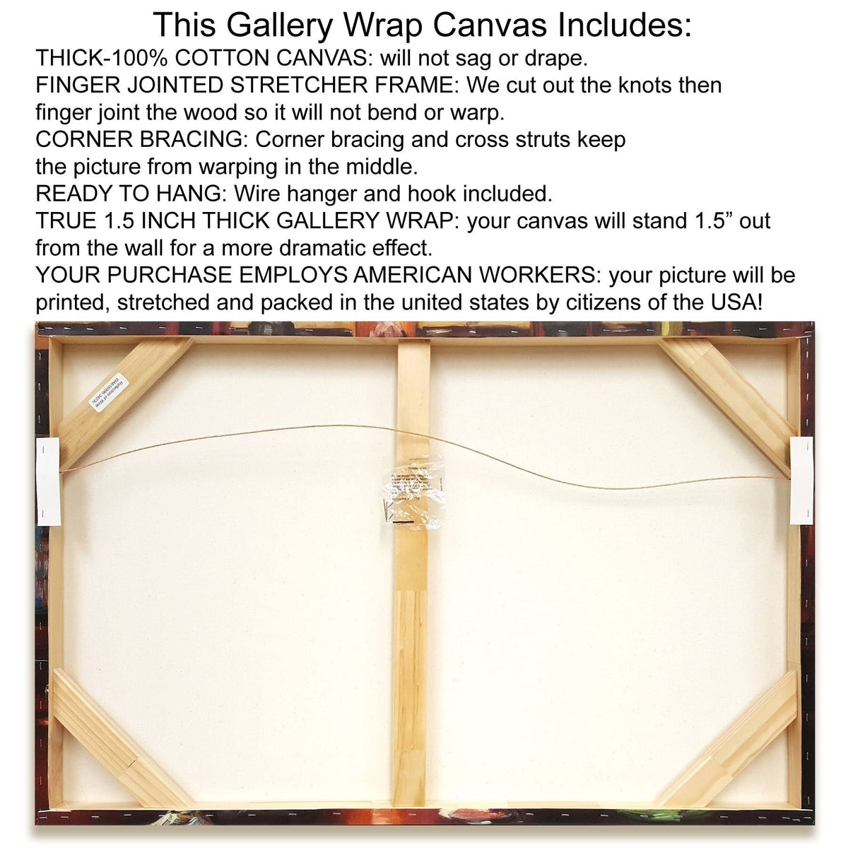 Cream Giclee Print on Gallery Wrap Canvas P269