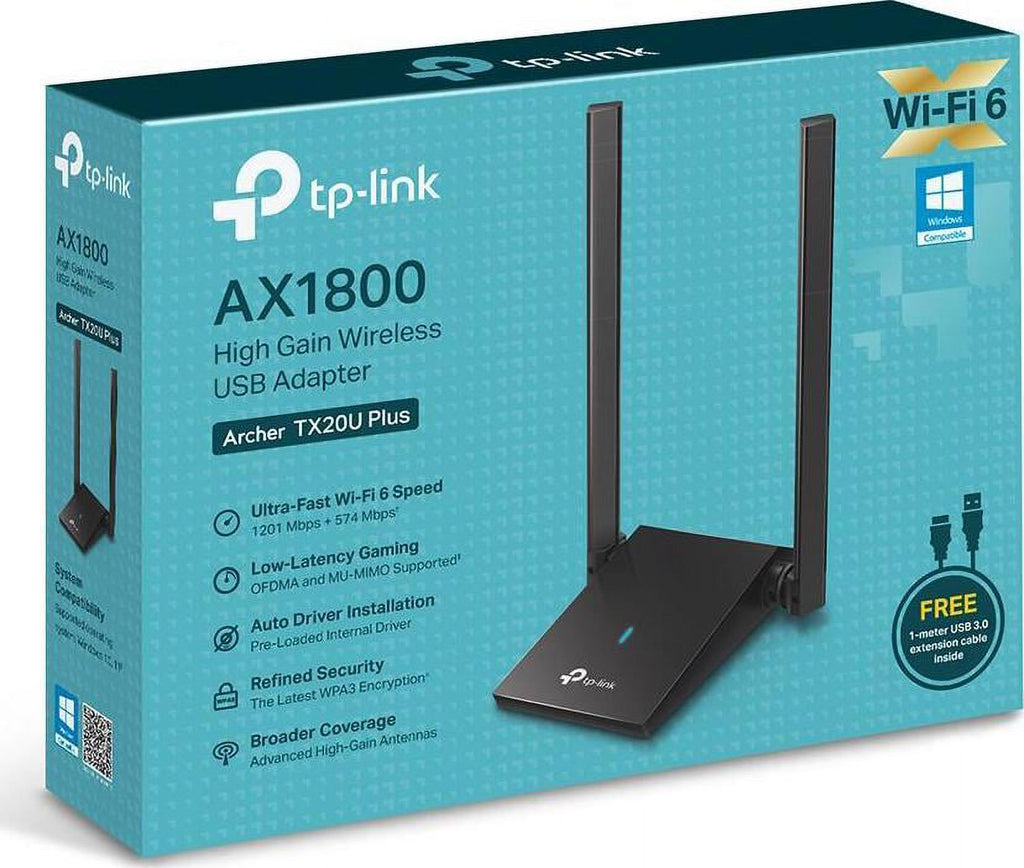 AX1800 Dual Antennas Wireless USB Adapter A3680