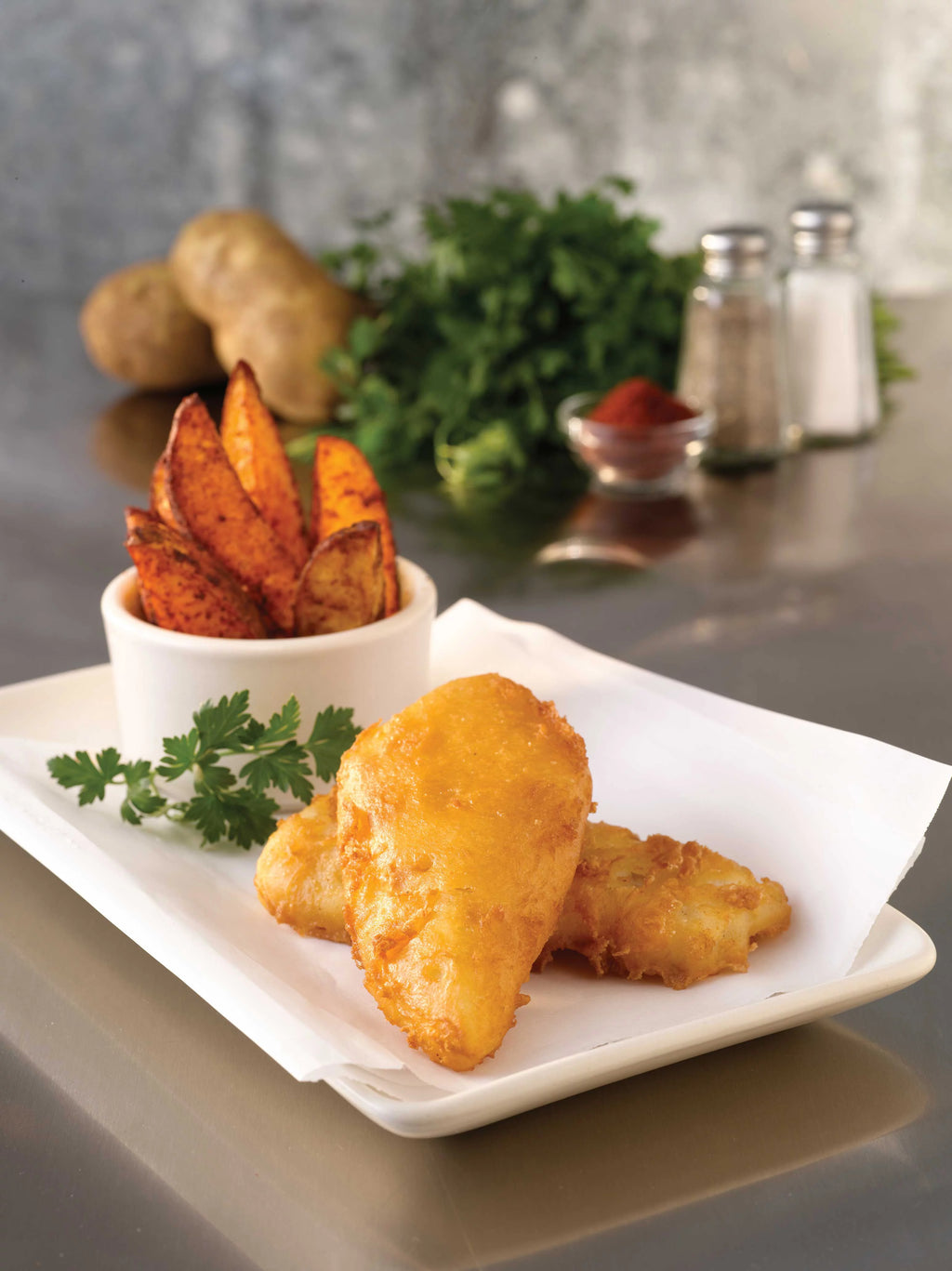 Alaska Amber Beer Battered Cod Fillet, 10 Pound E4200