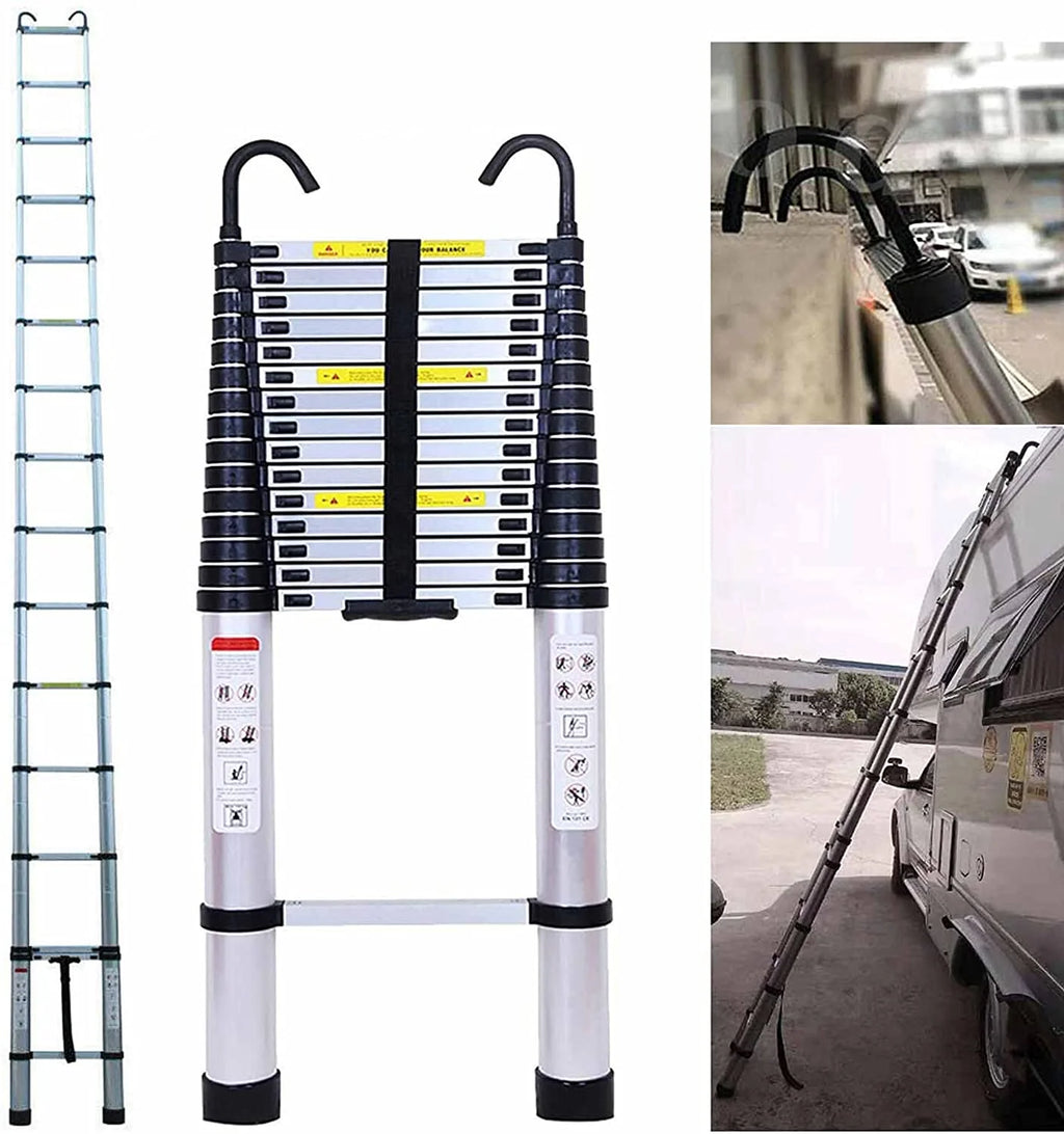 20.3ft Telescoping Ladder 330lbs Max Capacity E1747