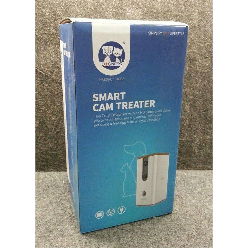 White Pet Treat Dispenser with Camera G86409
