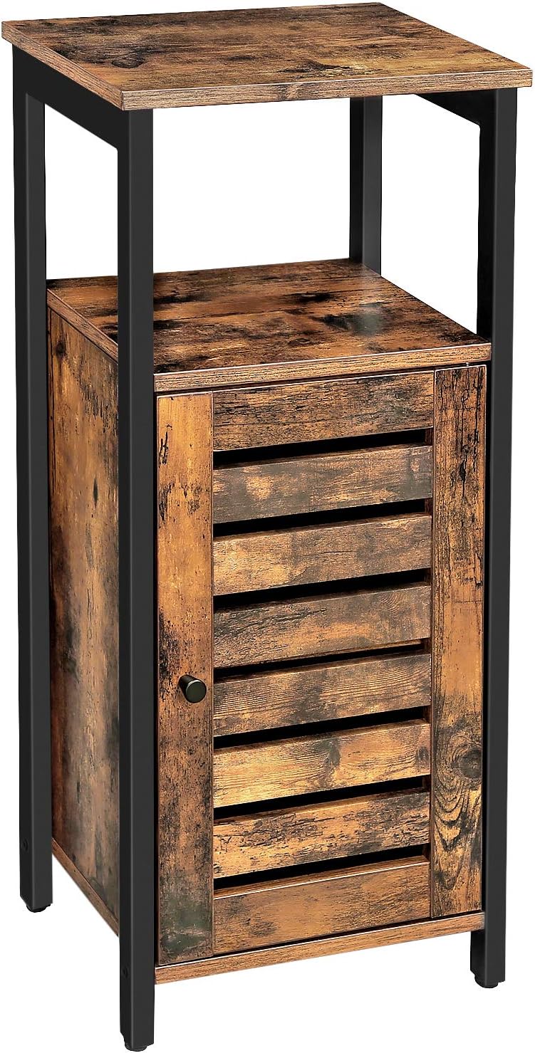Rustic Brown Standing Storage Cabinet P24758
