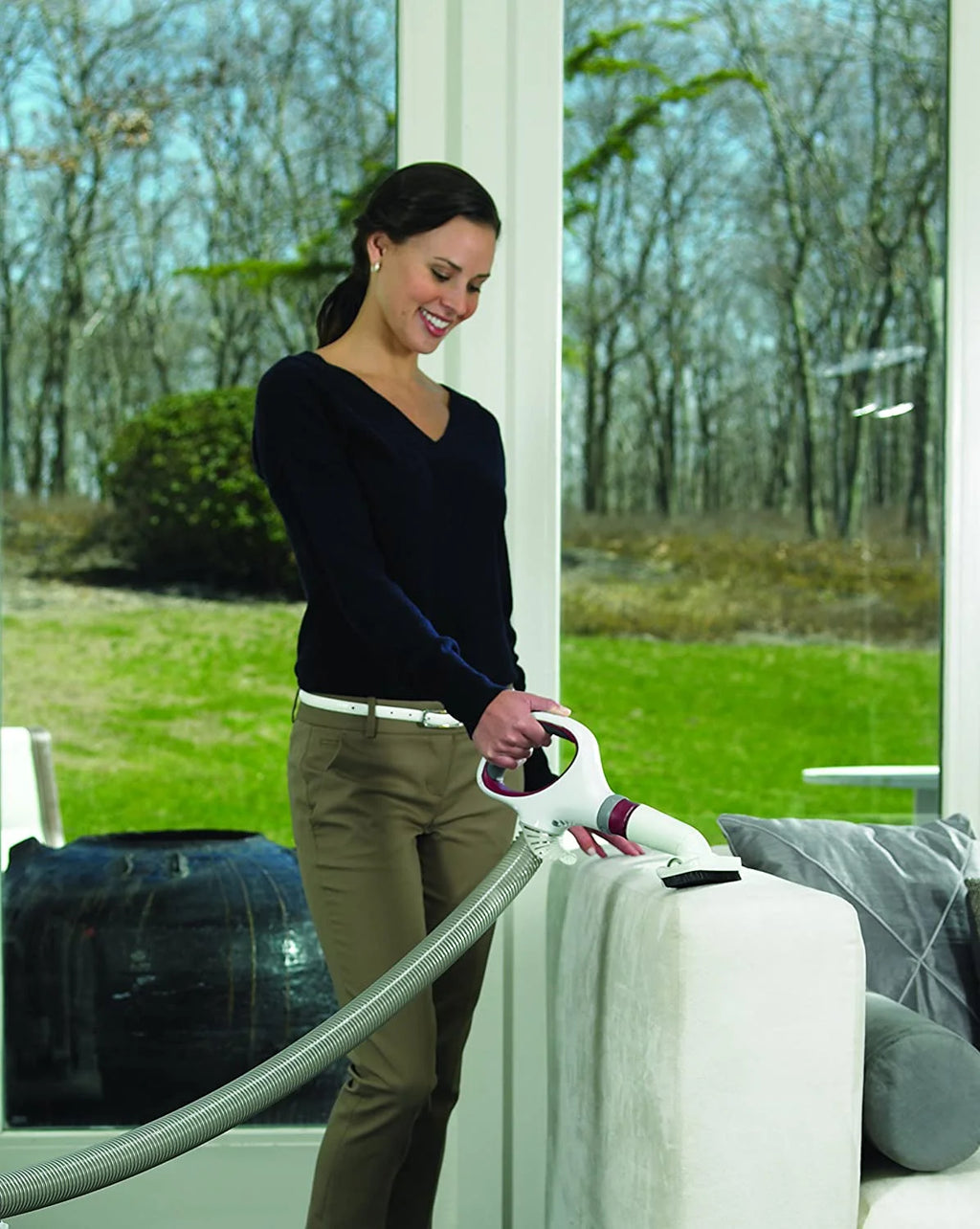 Red Bagless Upright Vacuum C48151