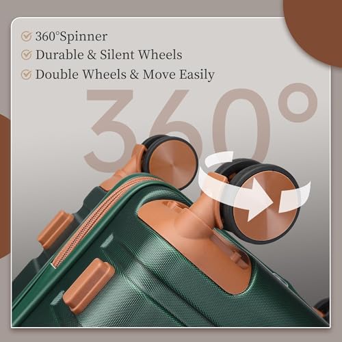 20 Inch Hardside Carry-on Luggage with Spinner Wheels and TSA Lock F57793