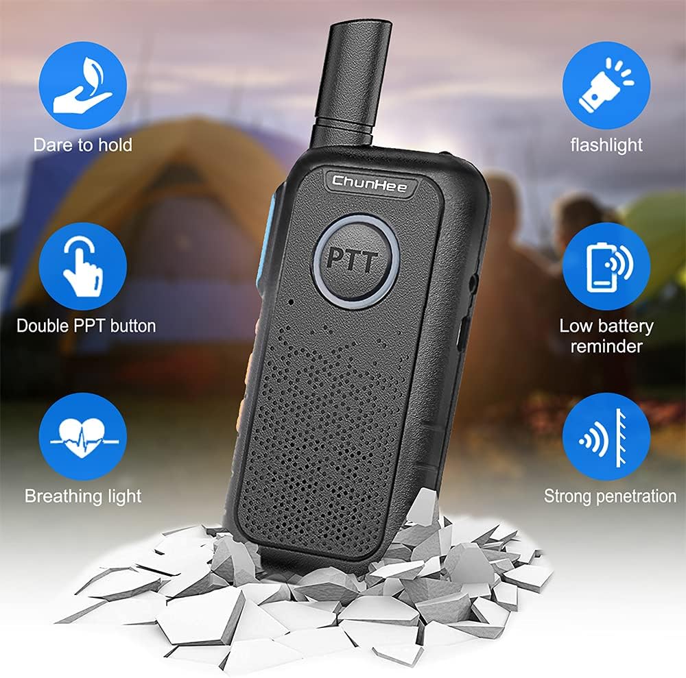 Wireless Intercom System 1.5 Miles 16 Channel 2 Pack W758