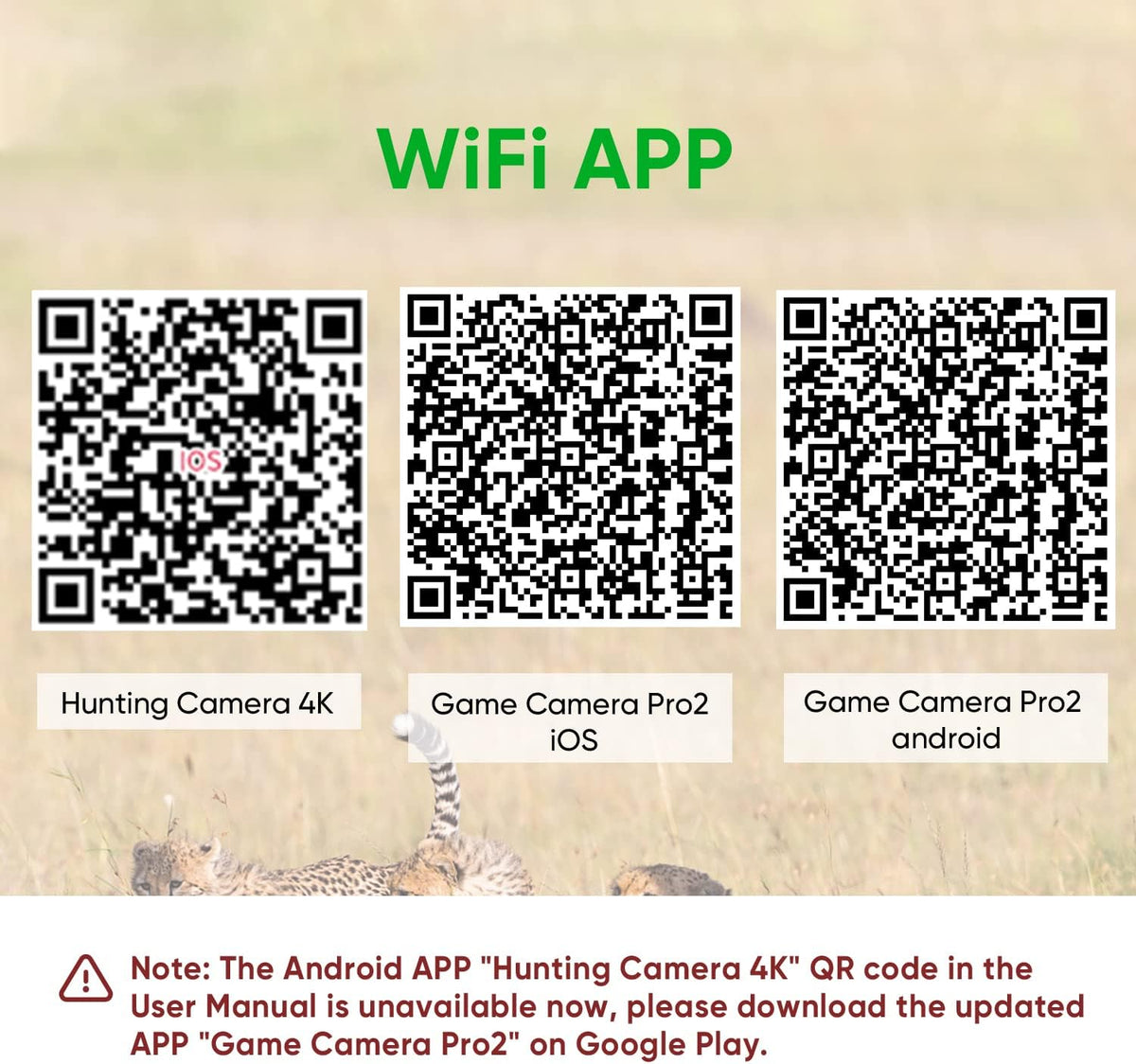 4K 30MP WiFi Trail Camera with Night Vision Q1225