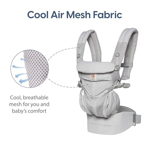 Onyx Black Cool Air Mesh Baby Carrier (7-45 Lb) V141