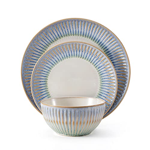Blue 12 Piece Dinnerware Set R4741