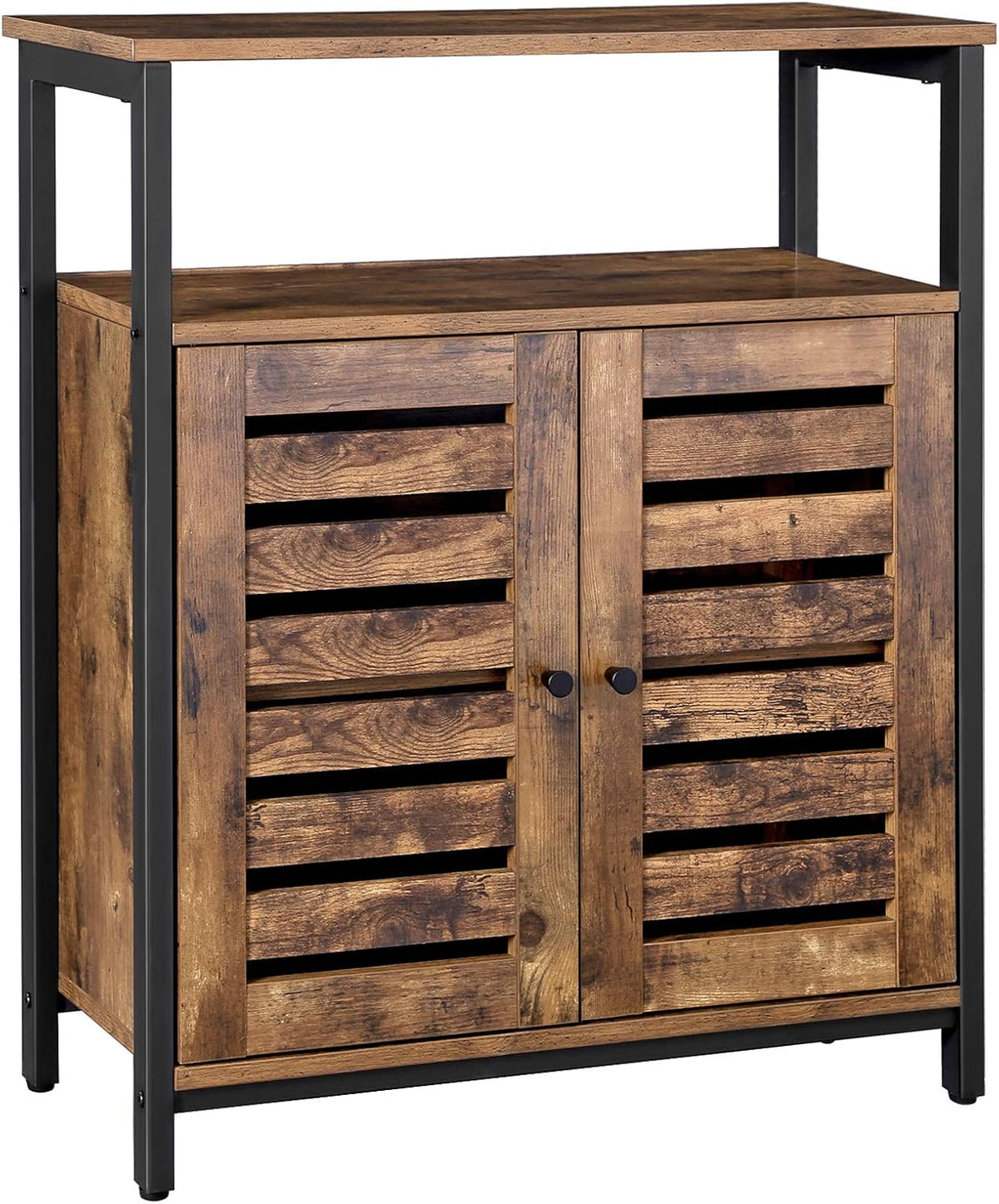Rustic Brown Standing Storage Cabinet P24758