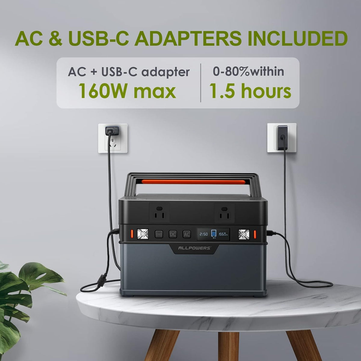 Portable Power Station 700W 606Wh Solar Generator E3370
