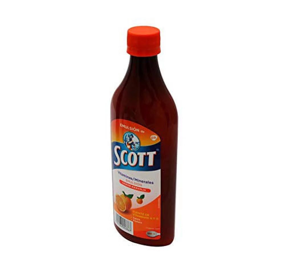 Orange Flavor Vitamin Supplement Cod Liver Oil Emulsion K7399