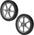 14 x 1.75" Spoked Plastic Wheel and Tire 2Pack N2279