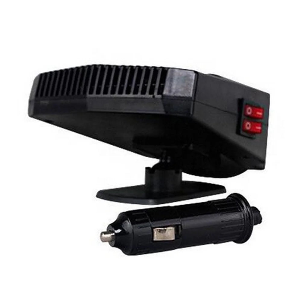 12V 200W Demister Defrosting Electric Heater Fan (Black) C14741