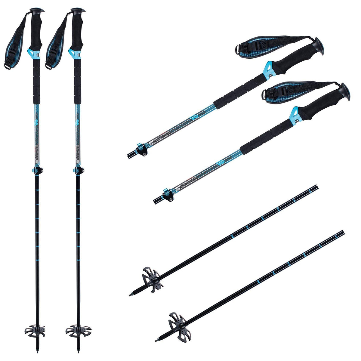 K2 Lockjaw Carbon Ski Poles M39121