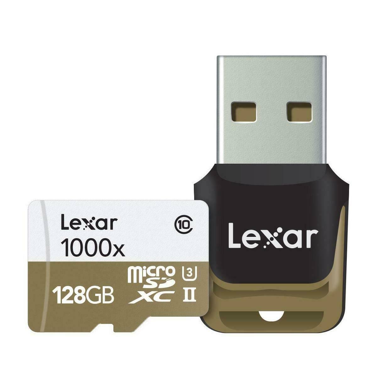 128 GB MicroSDXC Memory Card with Card Reader J596979