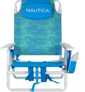 5-Position Lay Flat Portable Beach Backpack Chair T711