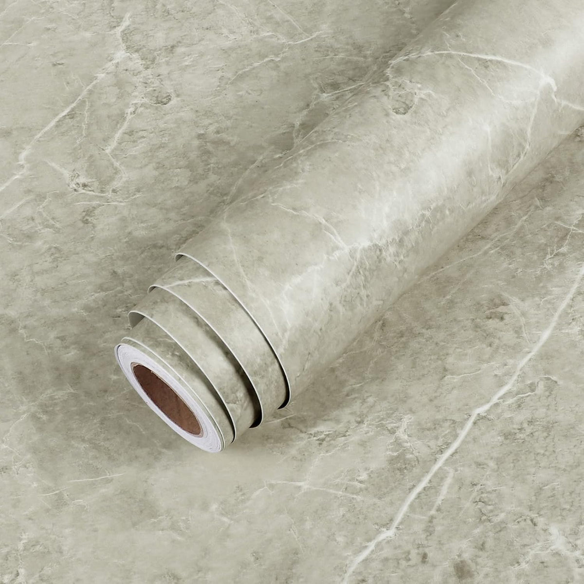 160 x 36 Inch Taupe Marble Peel and Stick Contact Paper F3118